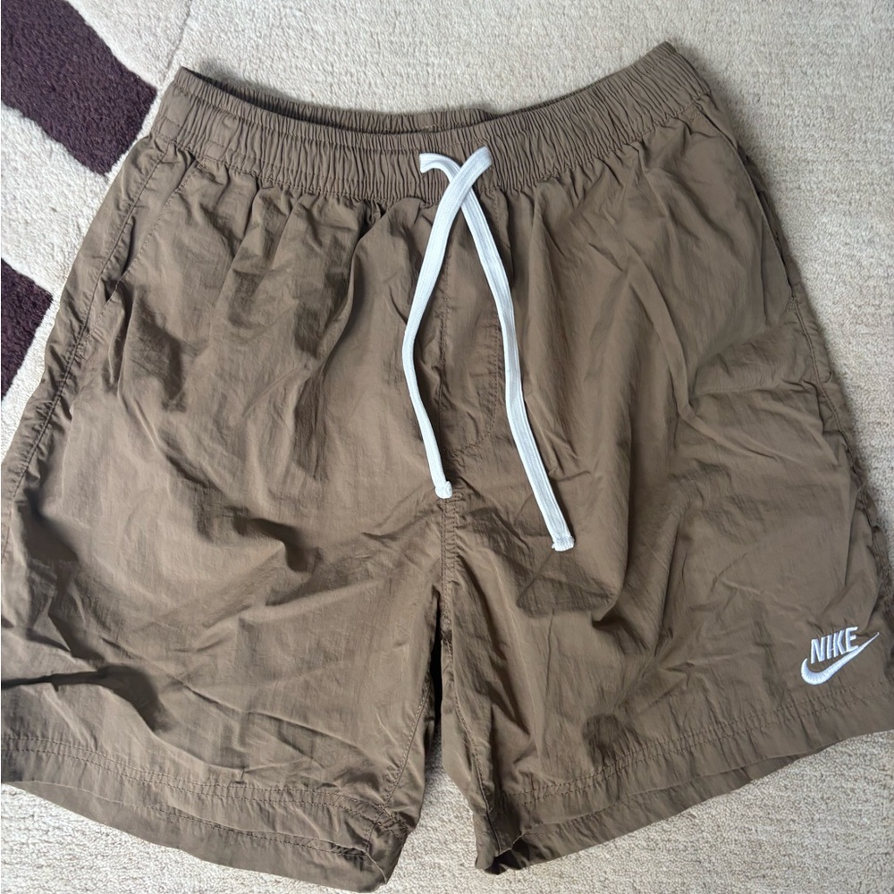 Beige Nike Shorts